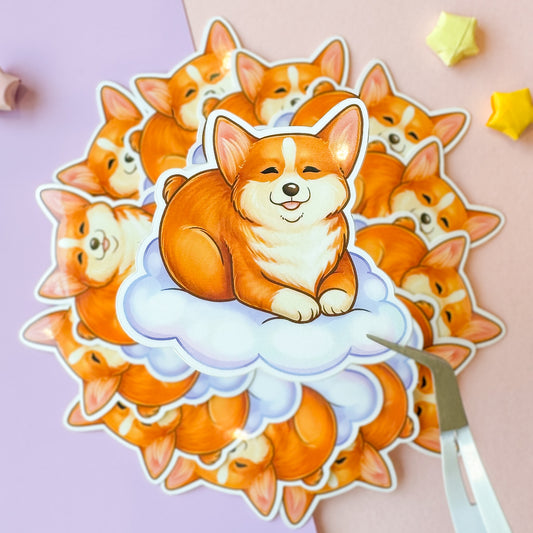 Corgi sticker