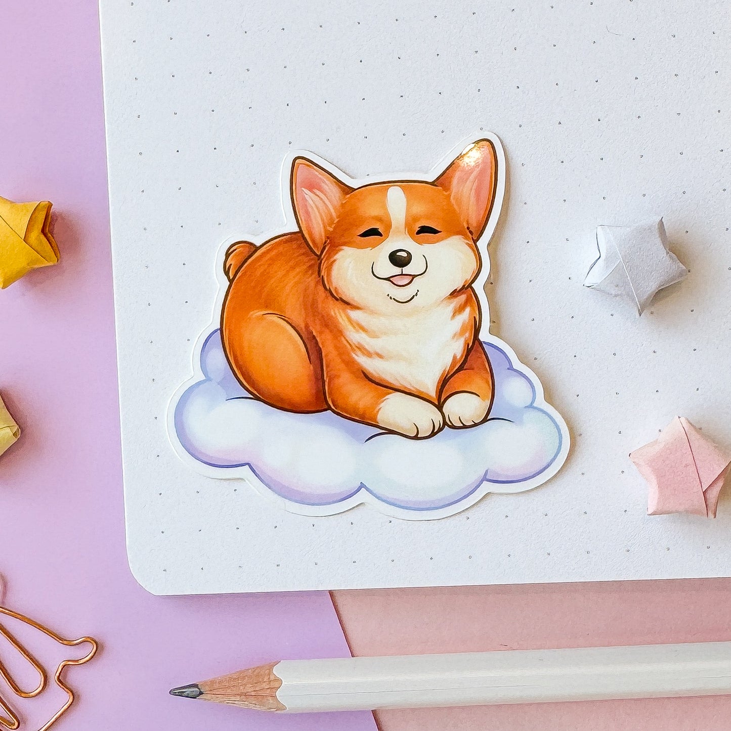 Corgi sticker