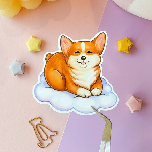Corgi sticker