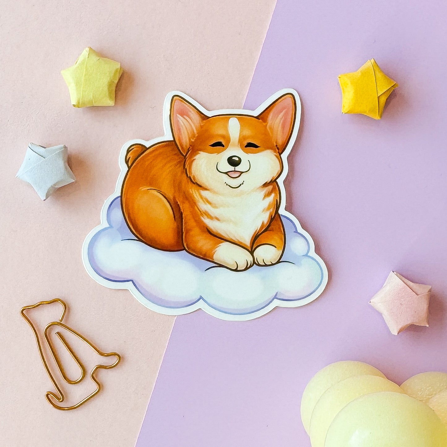 Corgi sticker