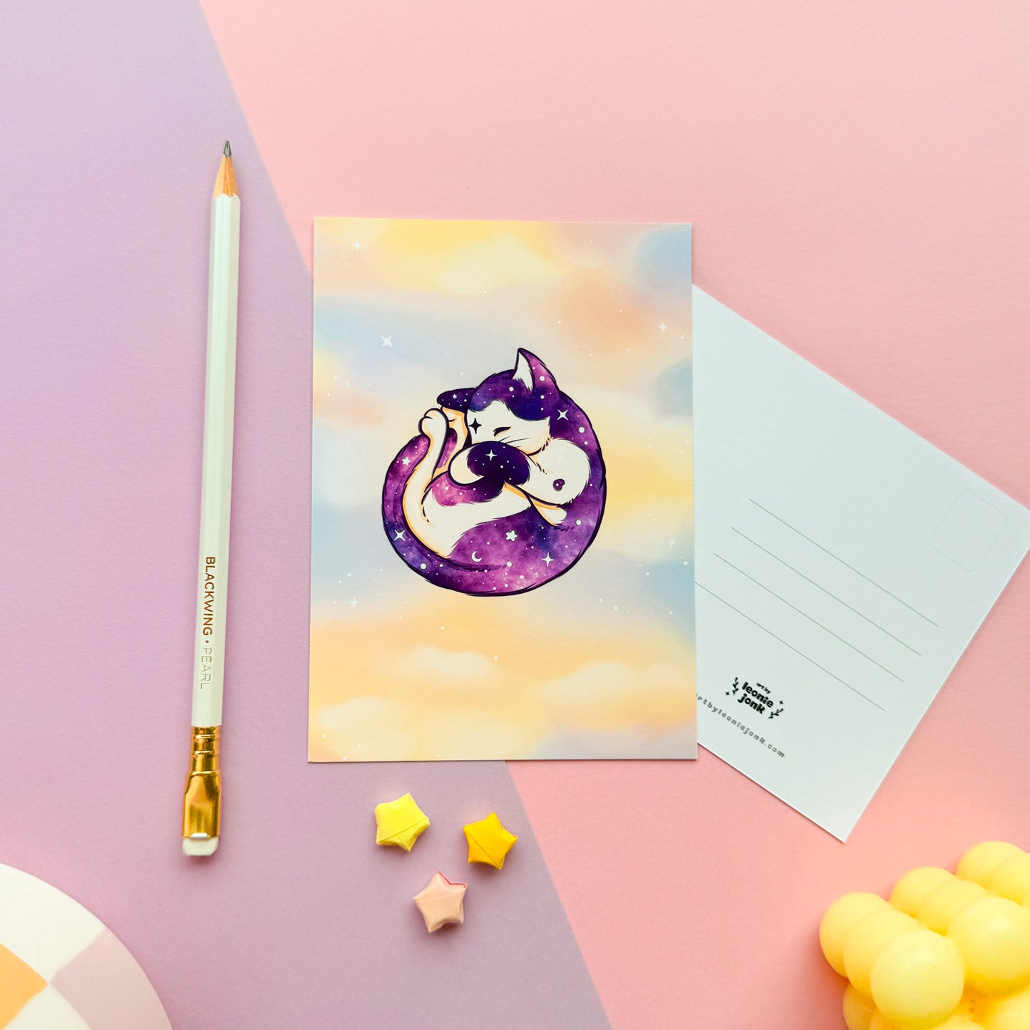 Galaxy Kitty Art Print