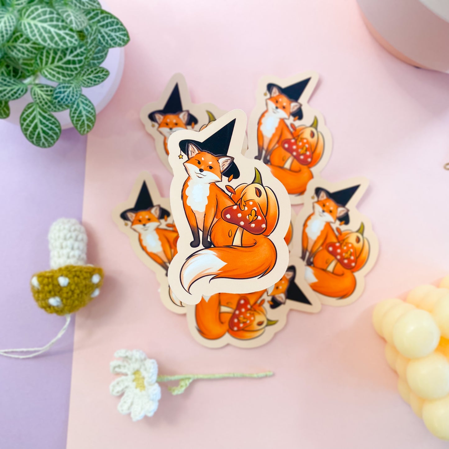 Fox Witch sticker
