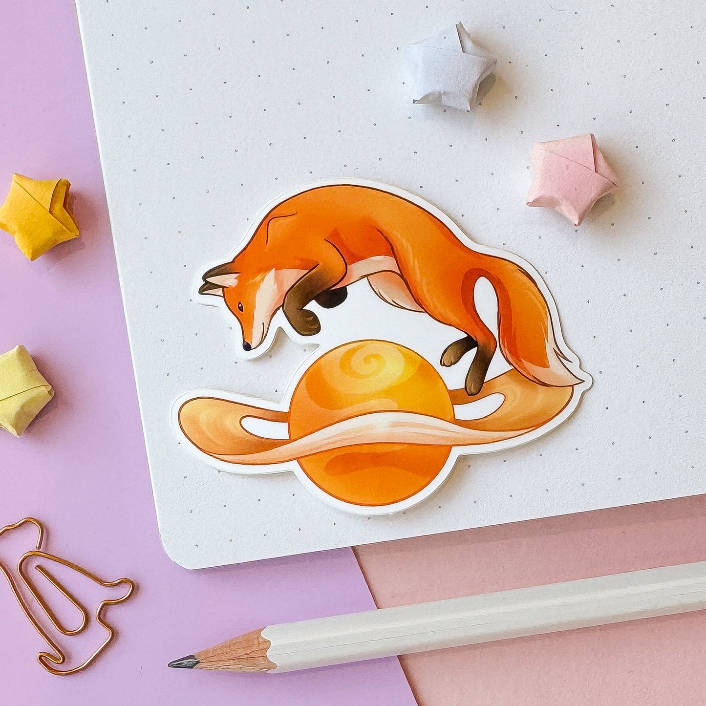 Saturn Fox sticker
