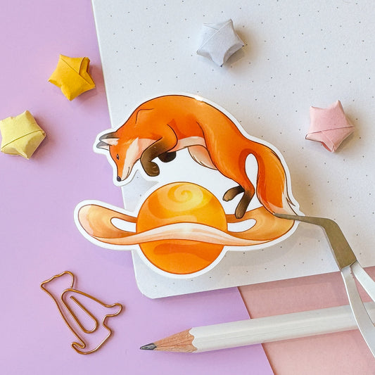 Saturn Fox sticker