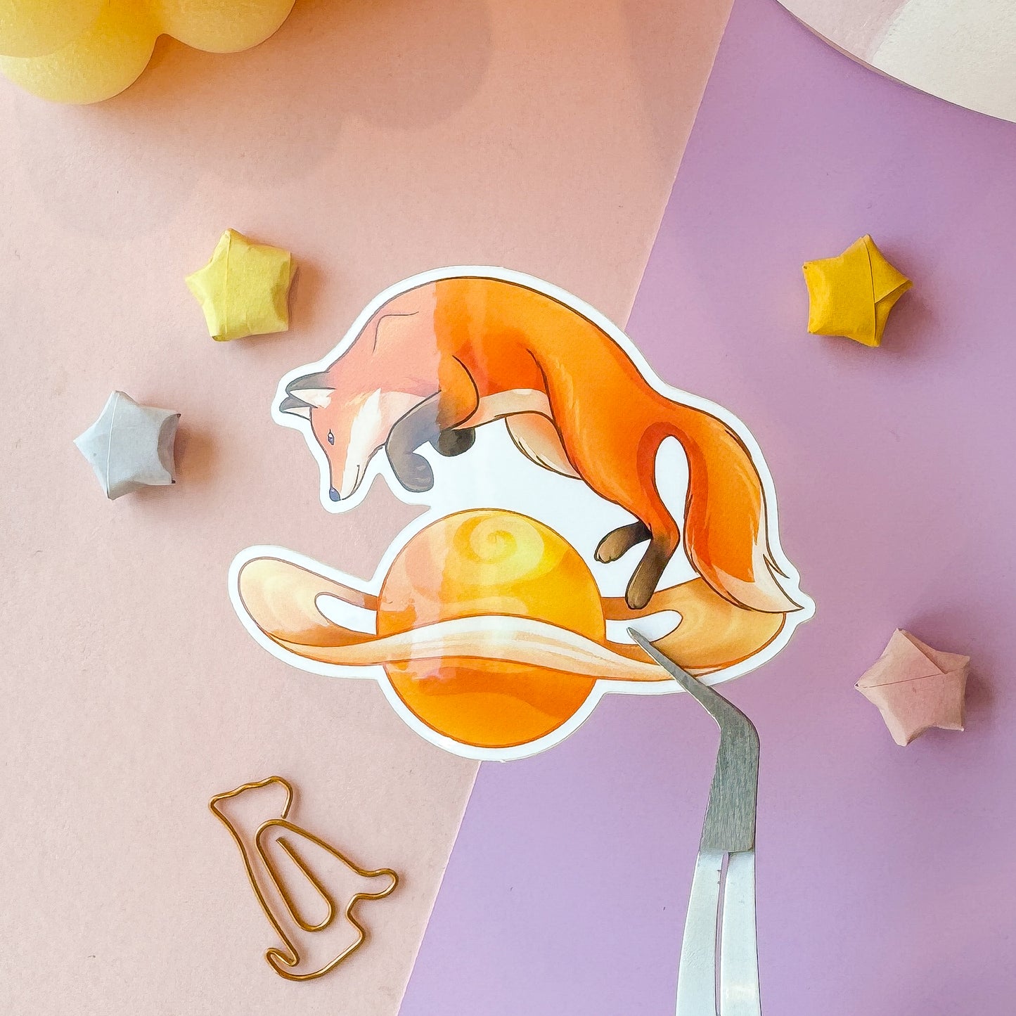 Saturn Fox sticker