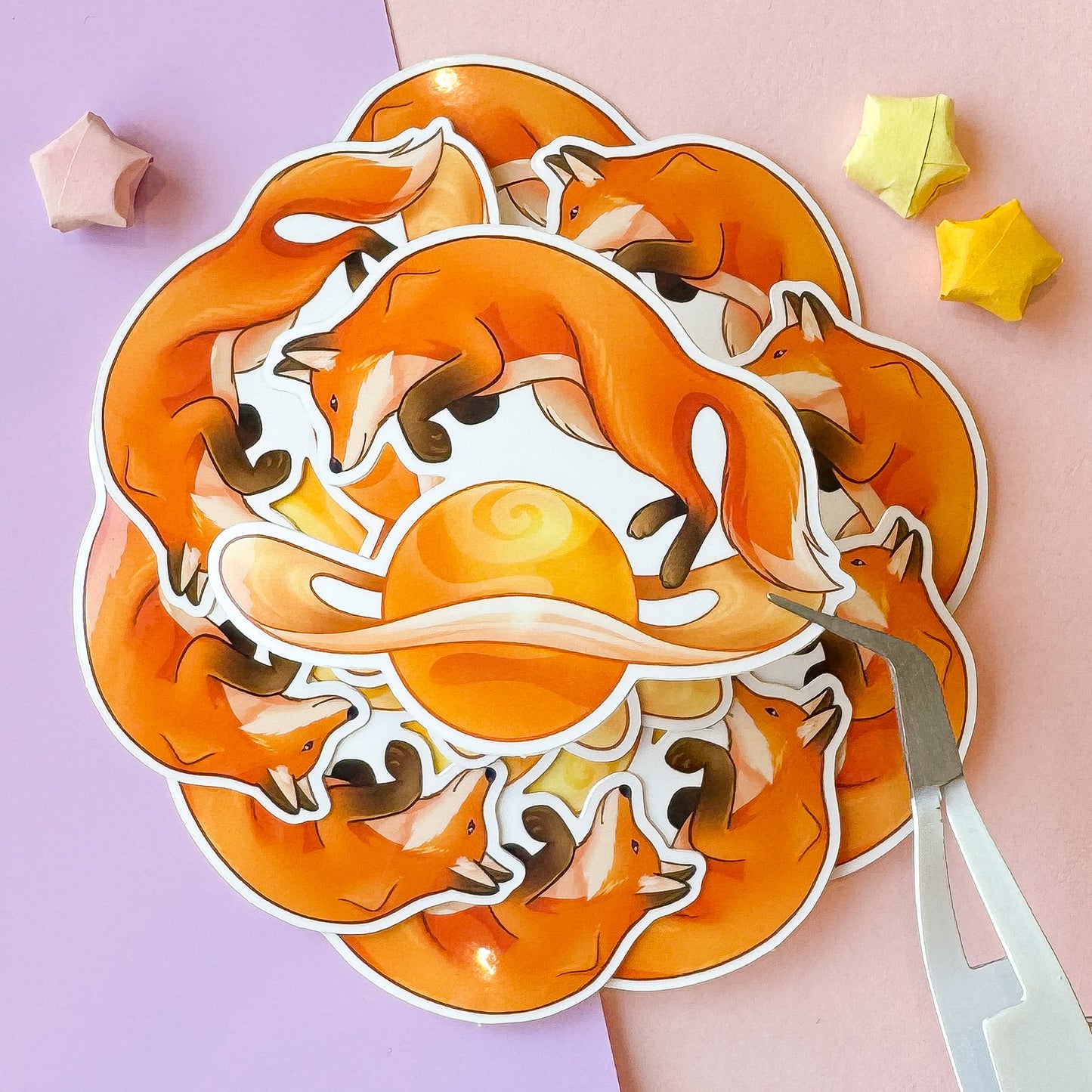 Saturn Fox sticker