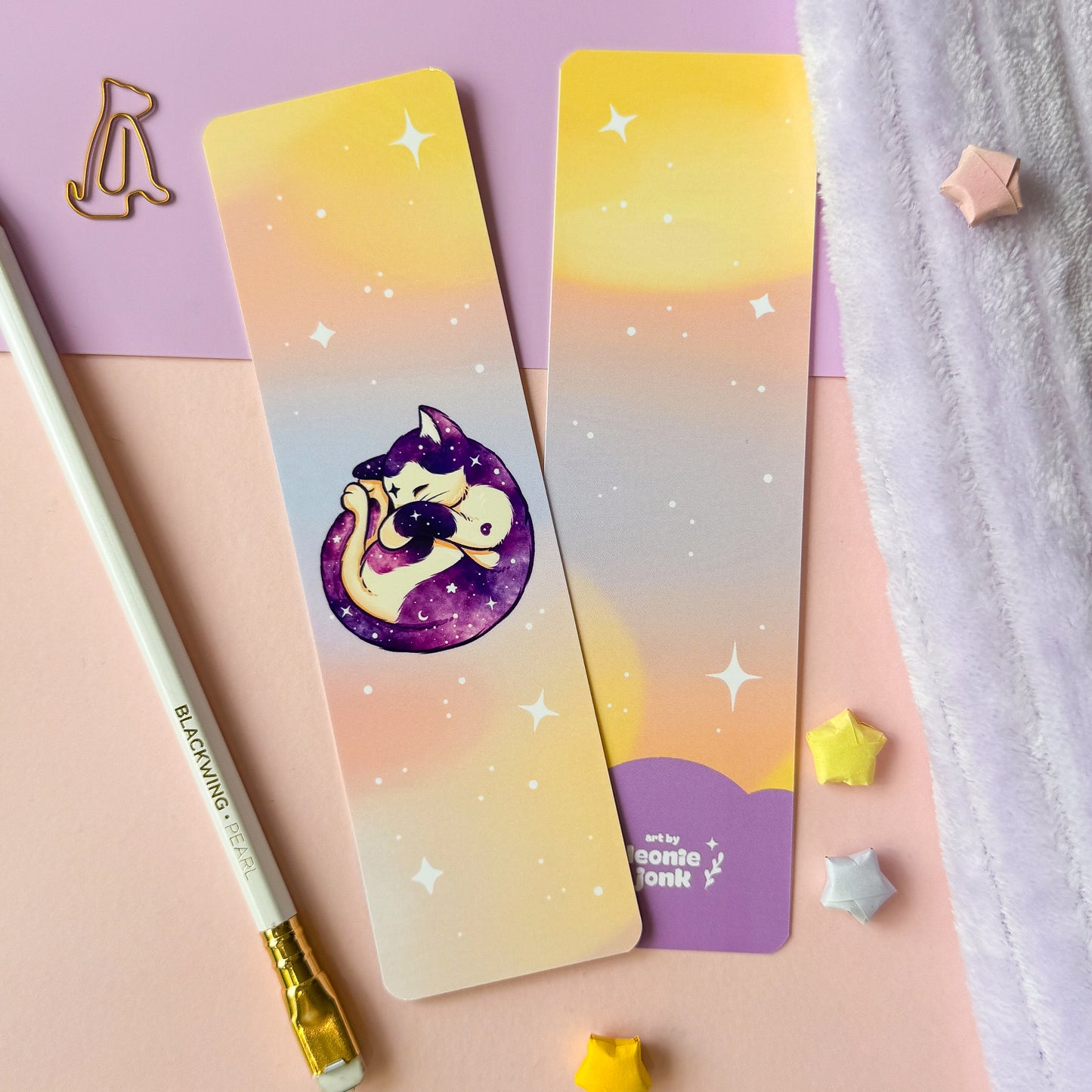 Galaxy Cat Bookmark