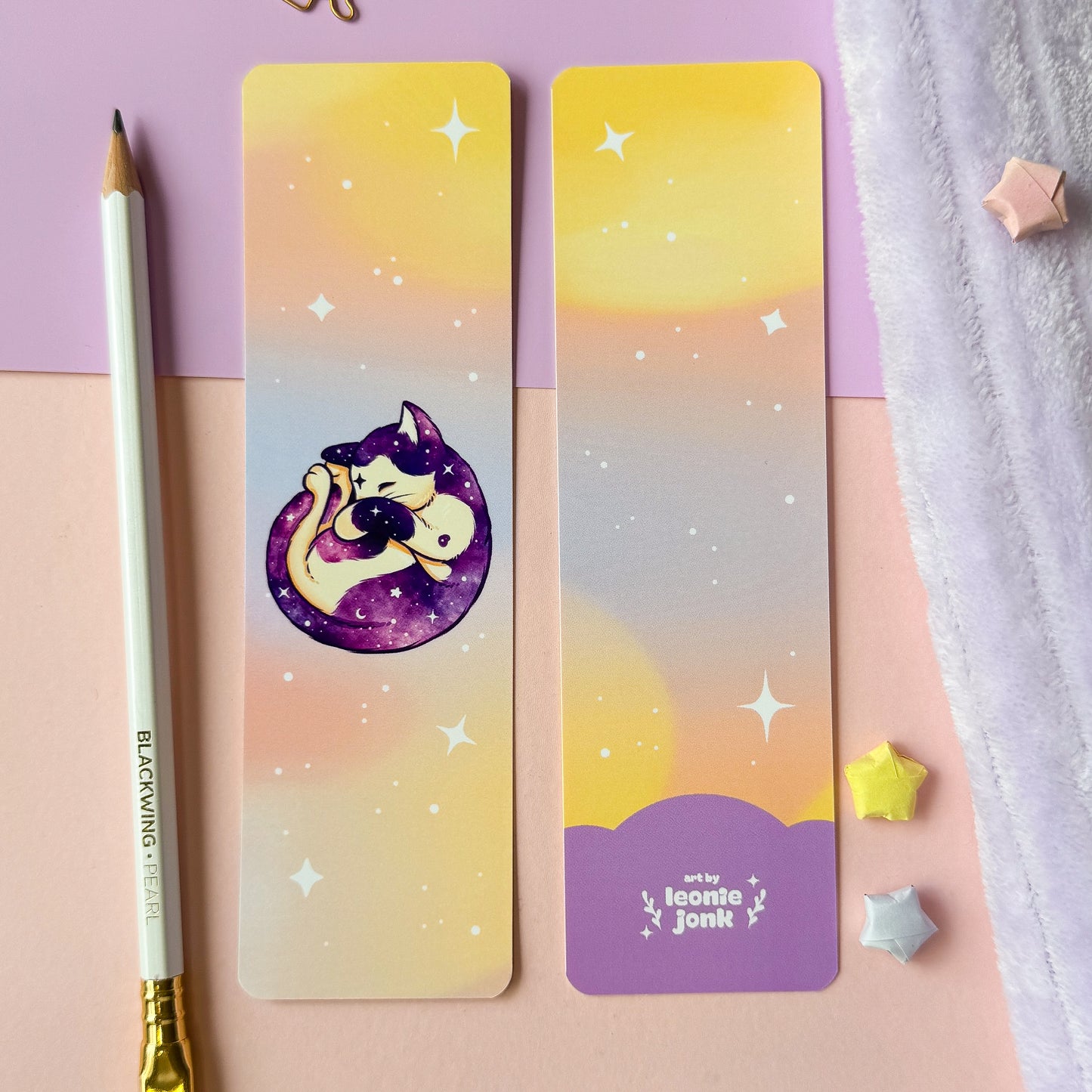 Galaxy Cat Bookmark
