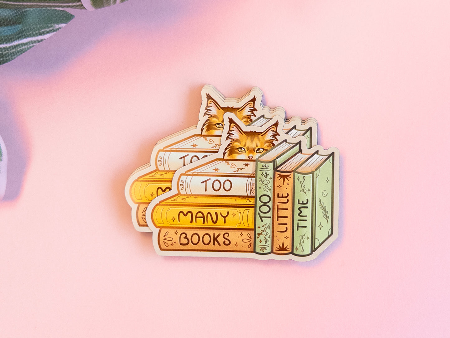 Too many books, Too little time - Fridge Magnet