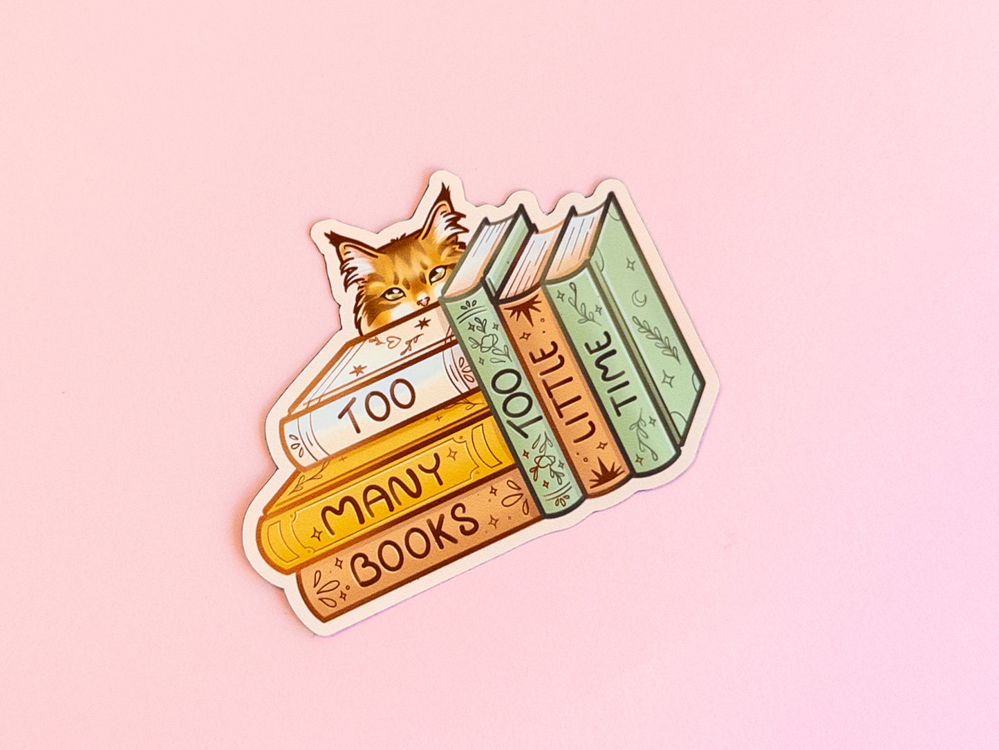 Too many books, Too little time - Fridge Magnet