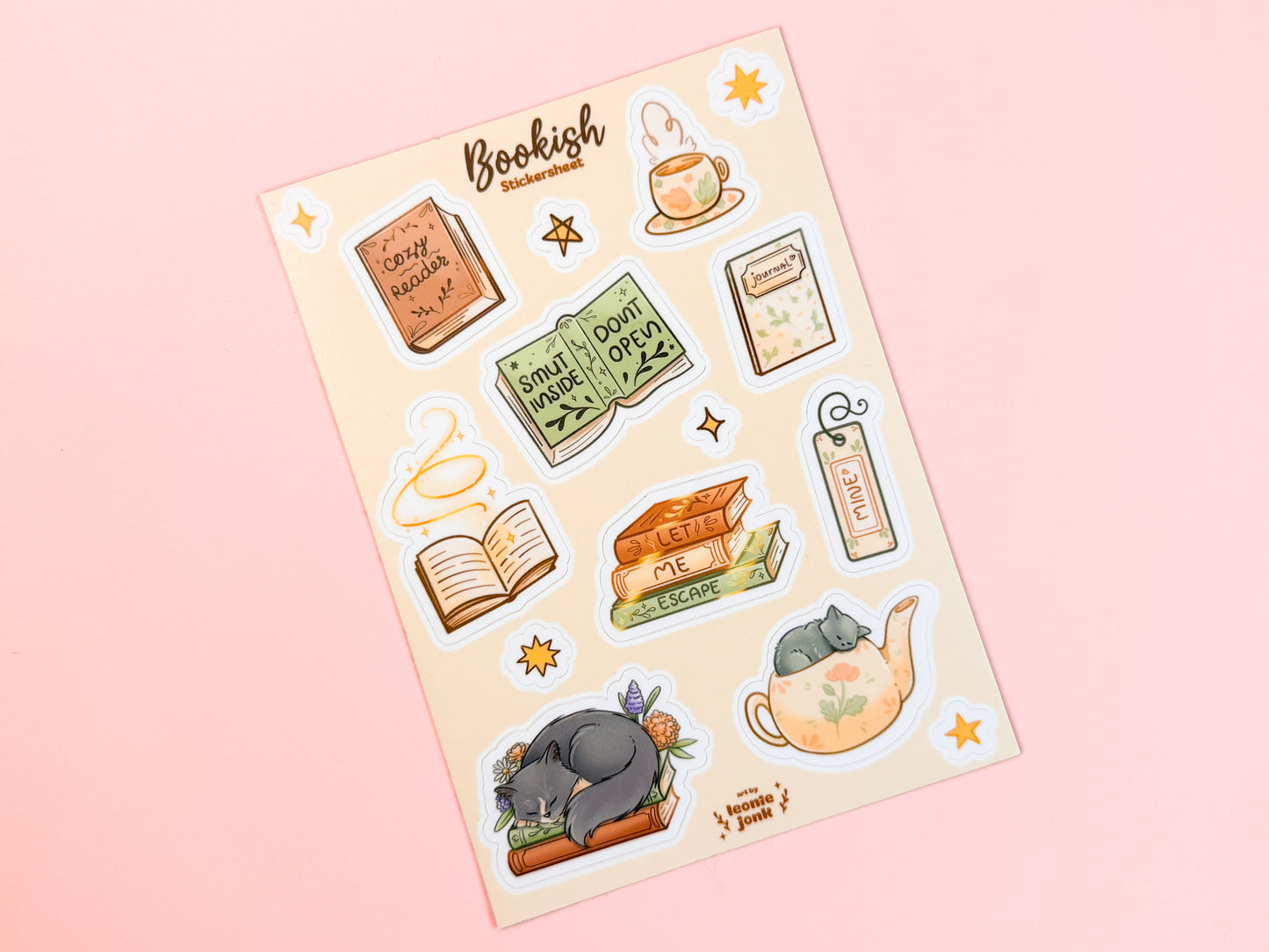 Bookish Stickersheet