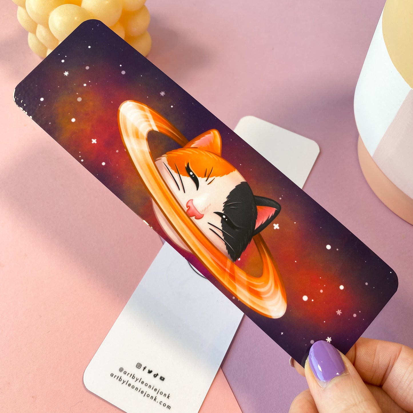 Caturn Bookmark