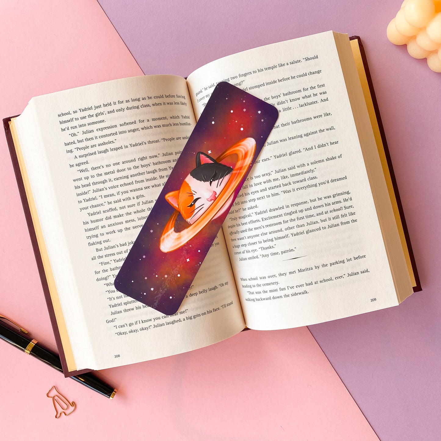 Caturn Bookmark