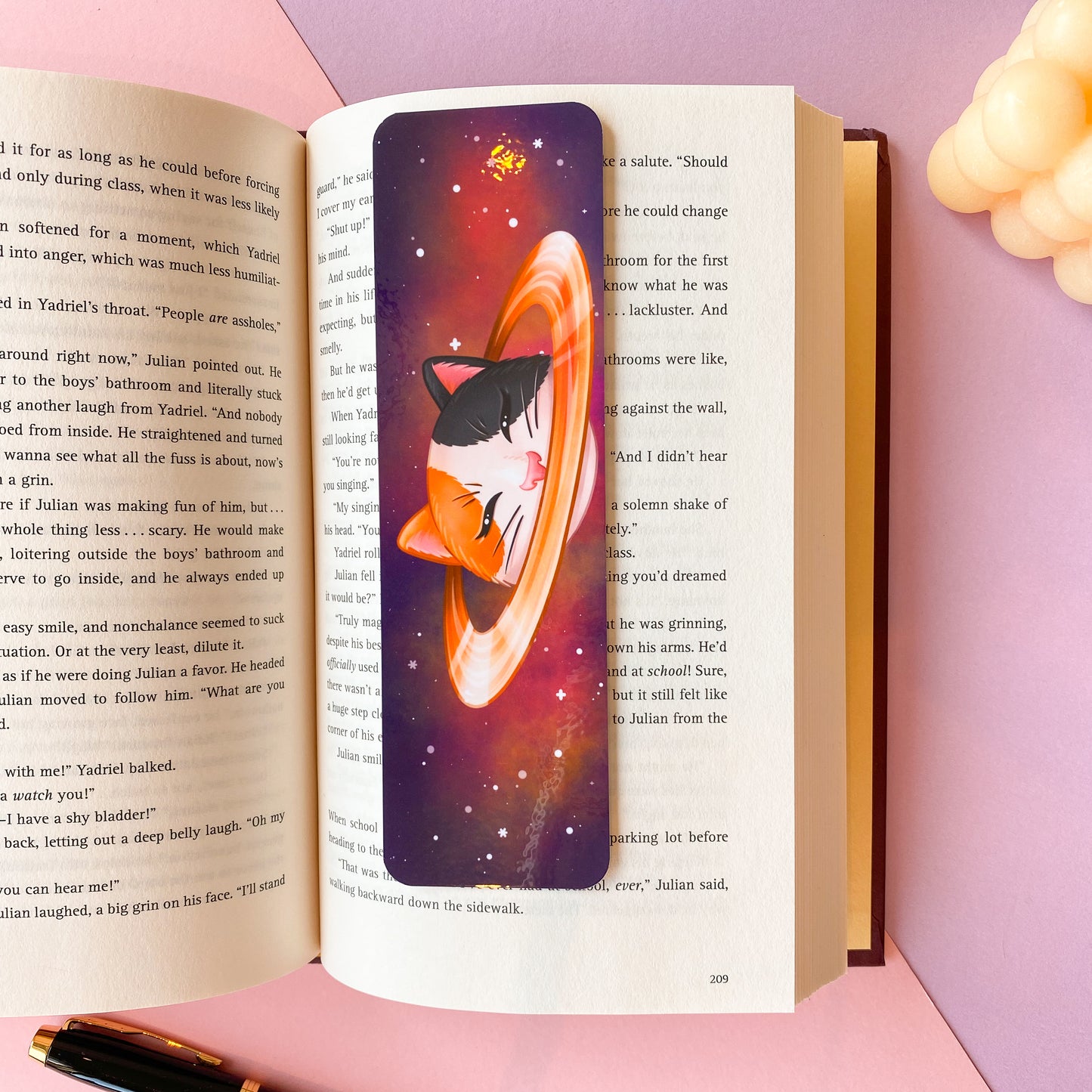Caturn Bookmark