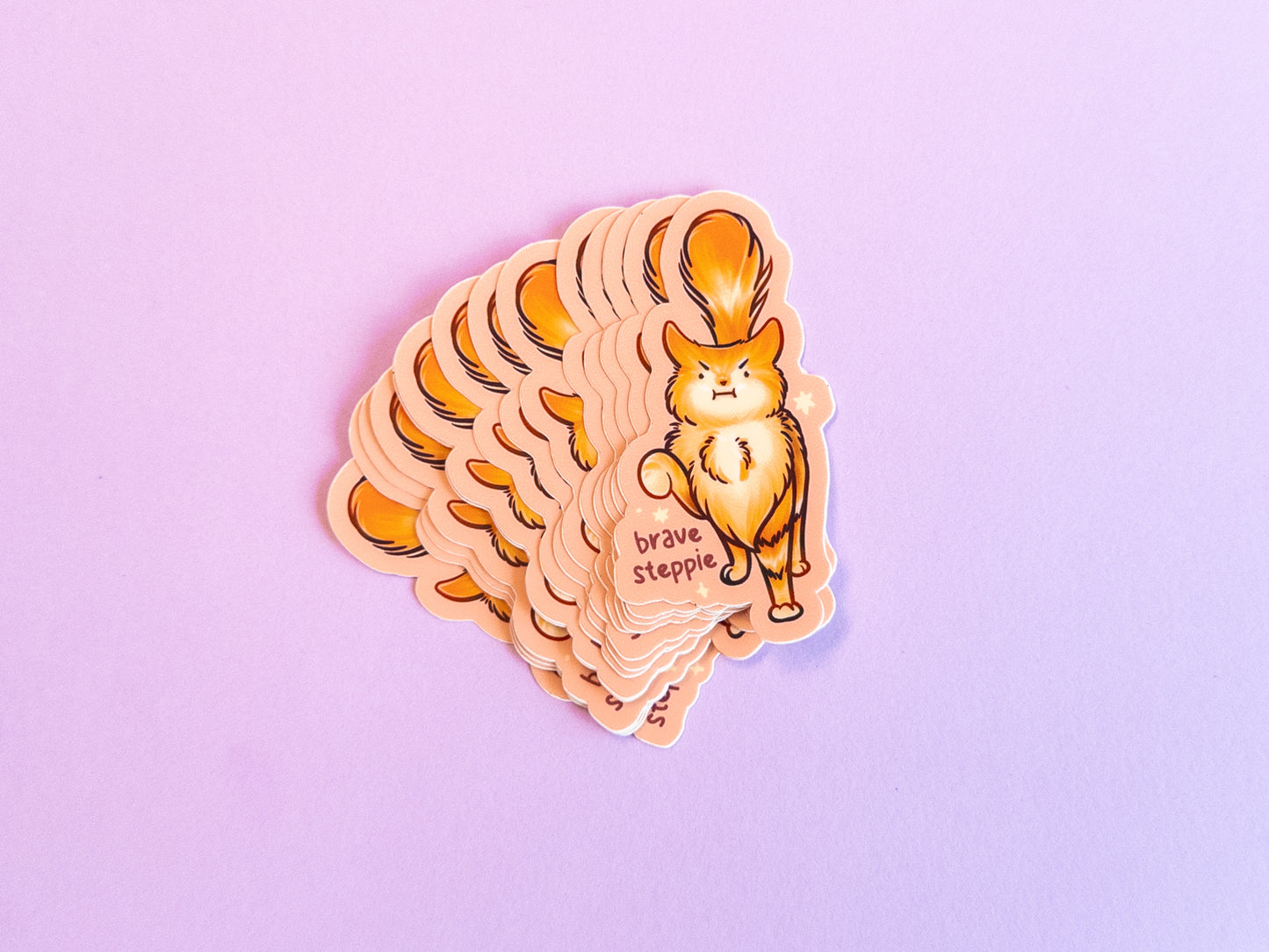 Brave Steppie Sticker
