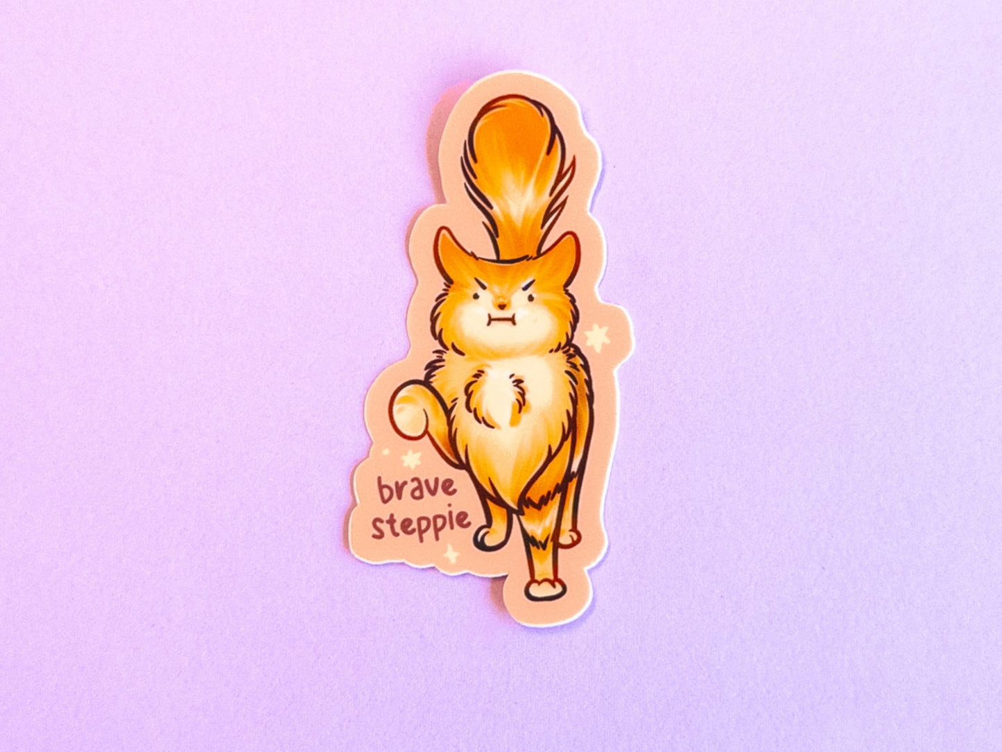 Brave Steppie Sticker