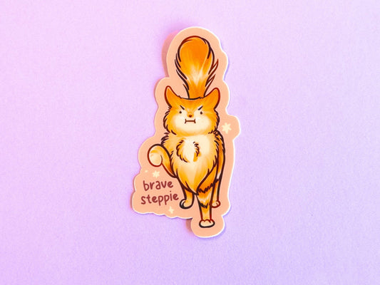 Brave Steppie Sticker