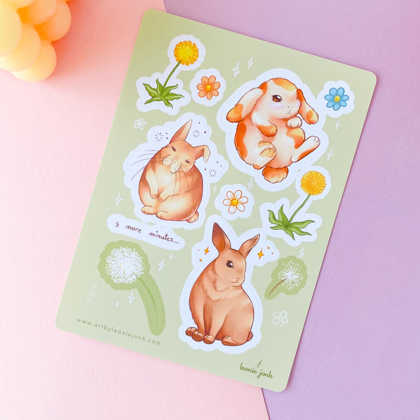 Bunny Stickersheet