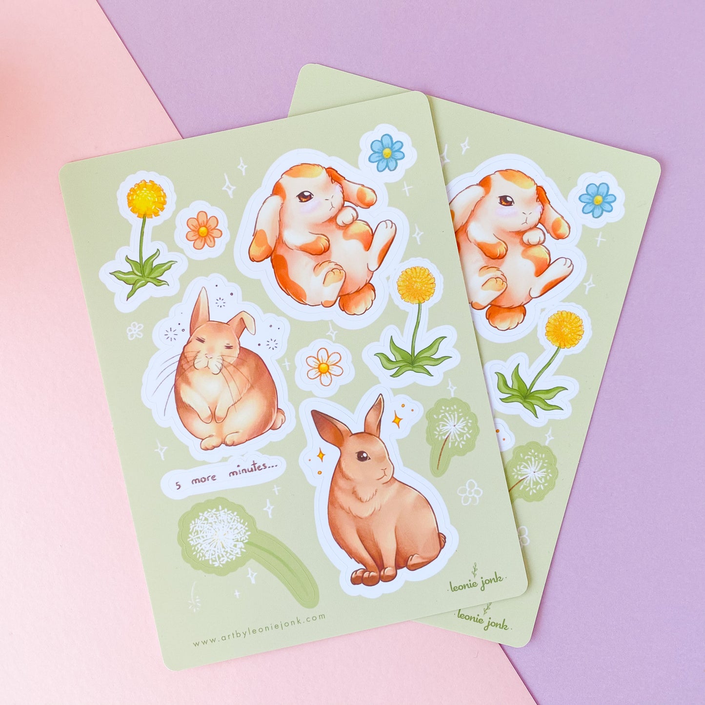 Bunny Stickersheet