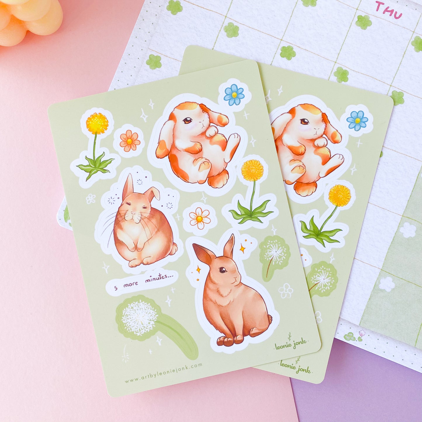 Bunny Stickersheet