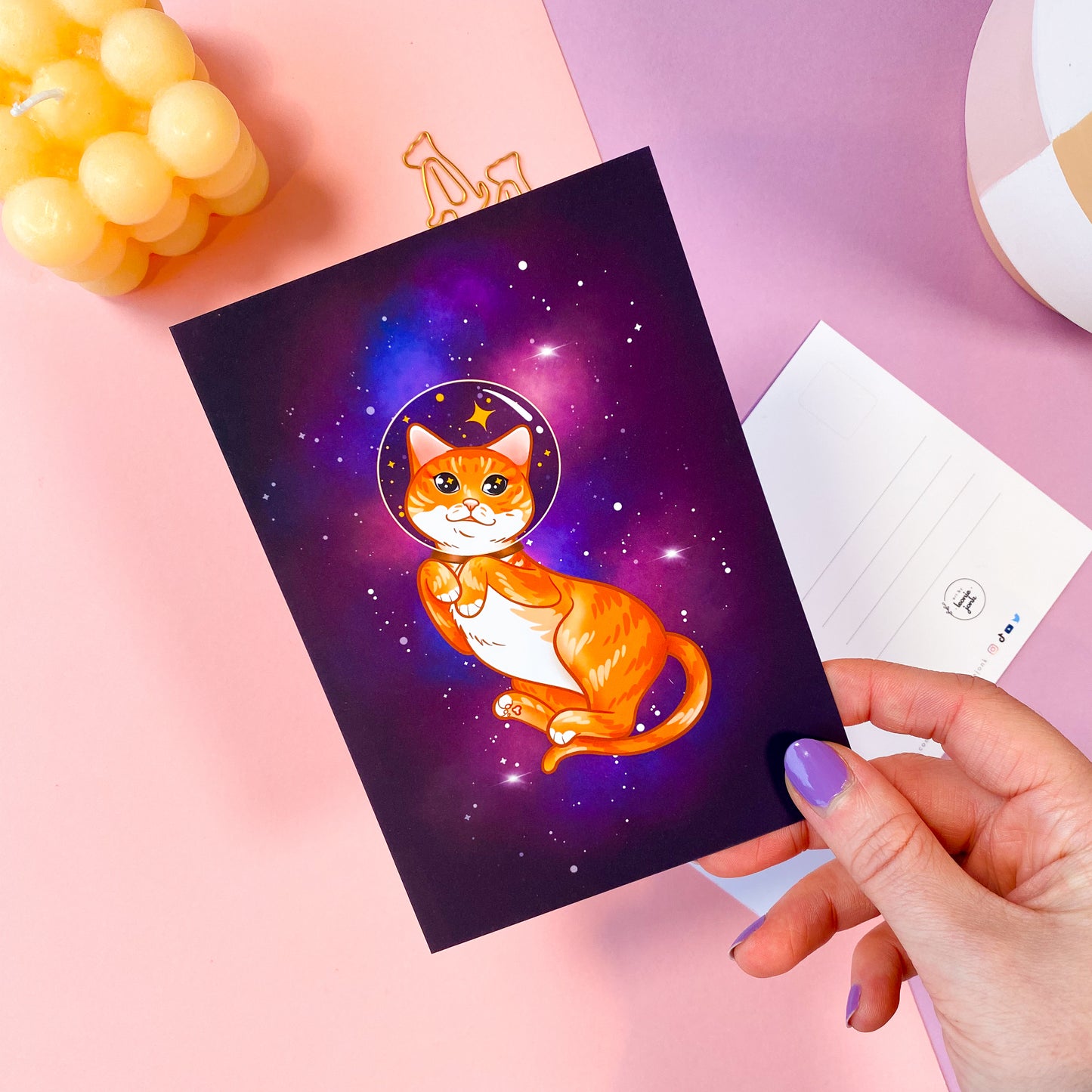 Catstronaut Art Print