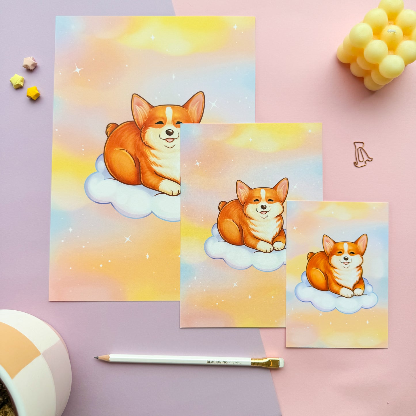 Corgi Art Print