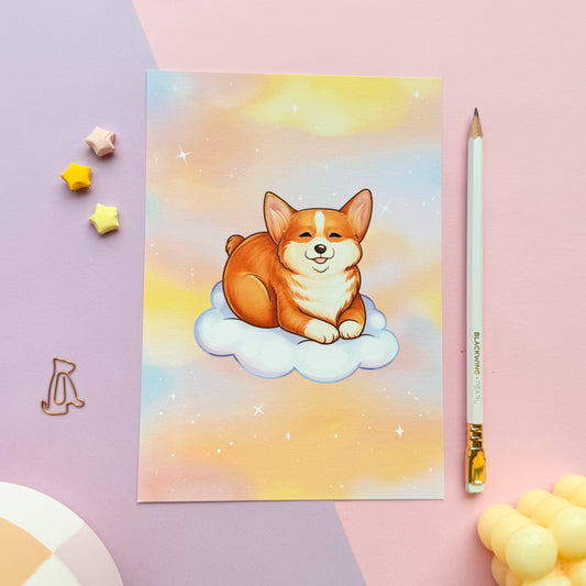 Corgi Art Print