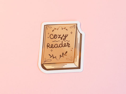 Cozy Reader Sticker