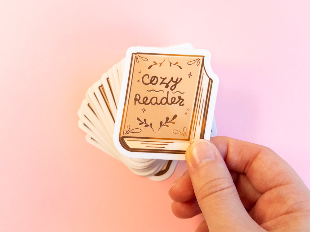 Cozy Reader Sticker