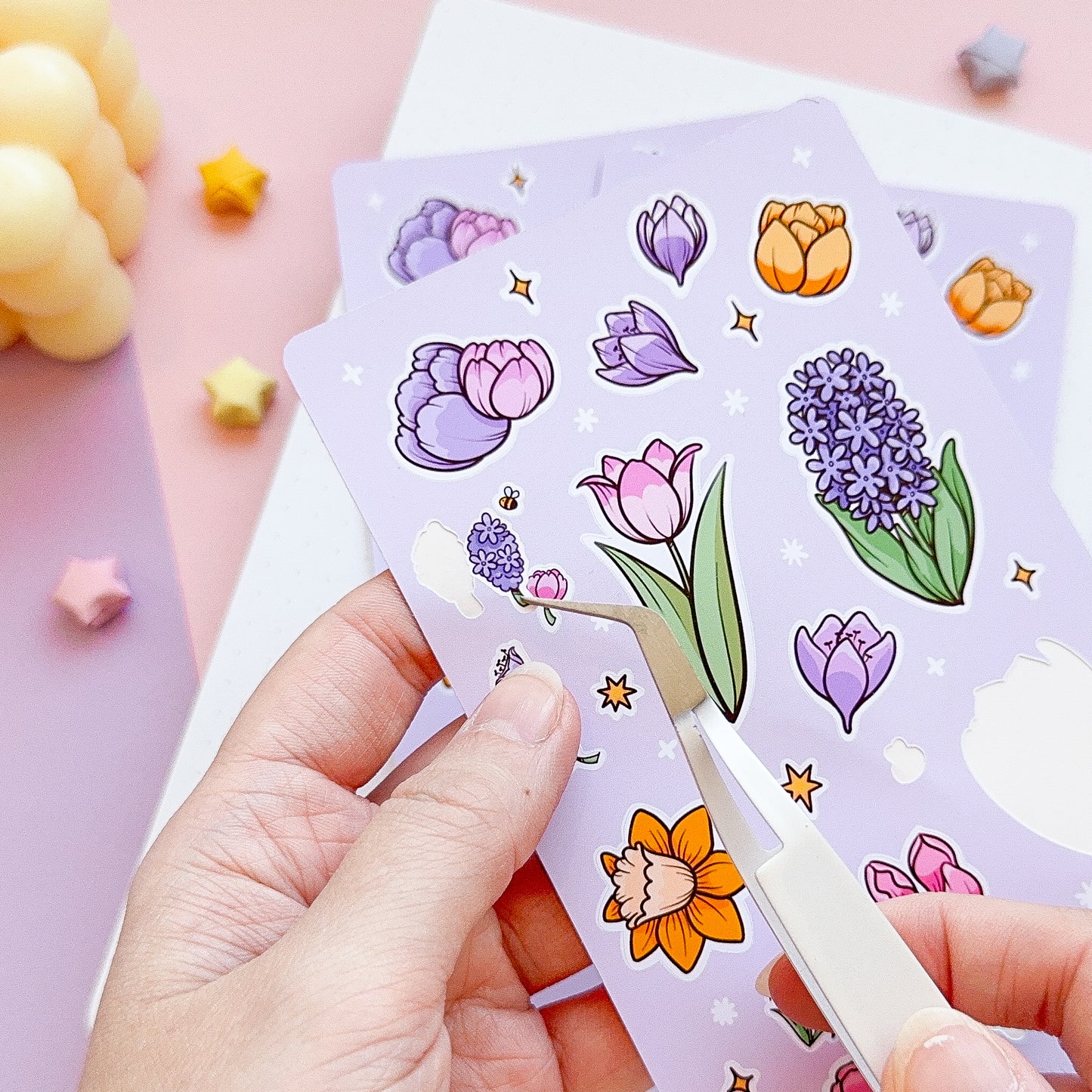 Spring Flower Stickersheet