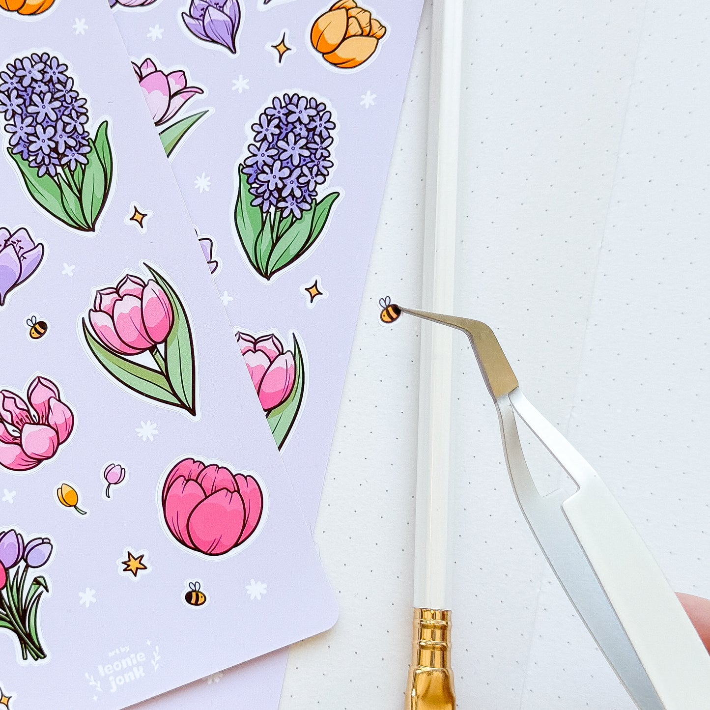 Spring Flower Stickersheet
