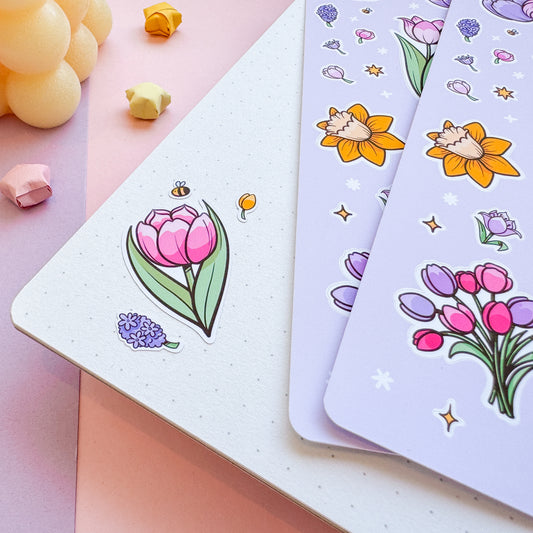 Spring Flower Stickersheet