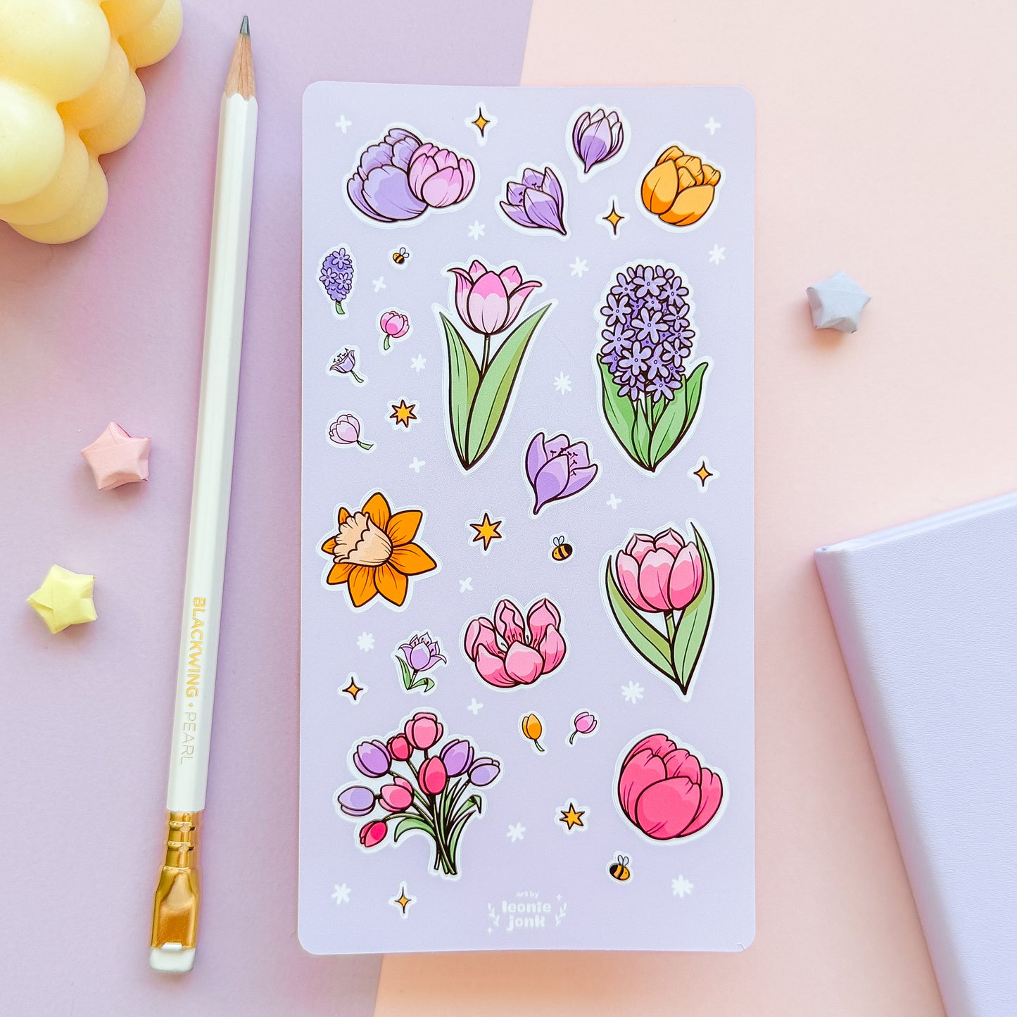 Spring Flower Stickersheet