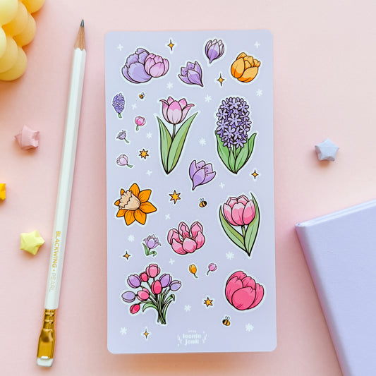 Spring Flower Stickersheet
