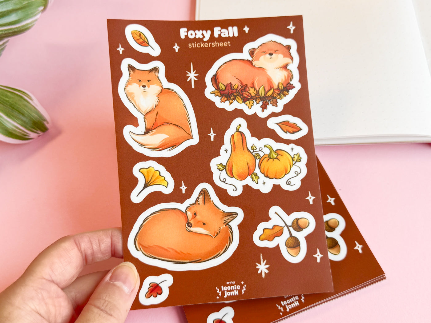 Foxy Fall Stickersheet