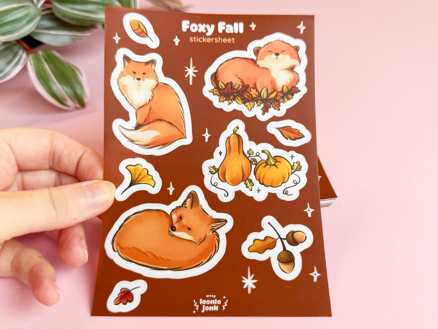 Foxy Fall Stickersheet