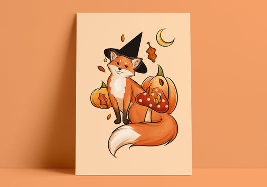 Fox Witch Art Print