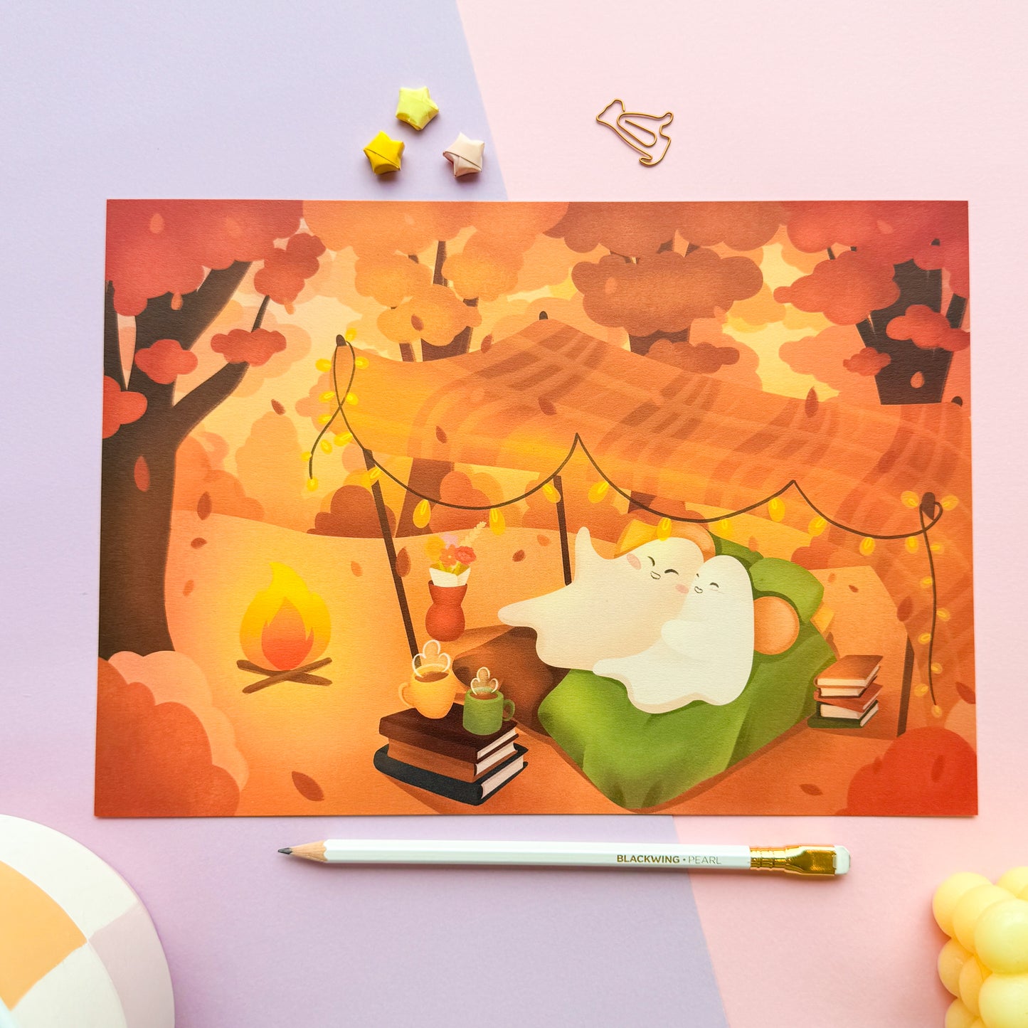 Ghostie Date Art Print