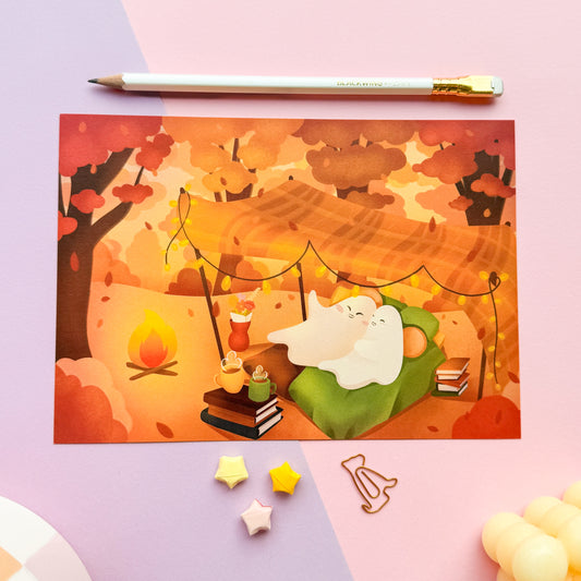 Ghostie Date Art Print