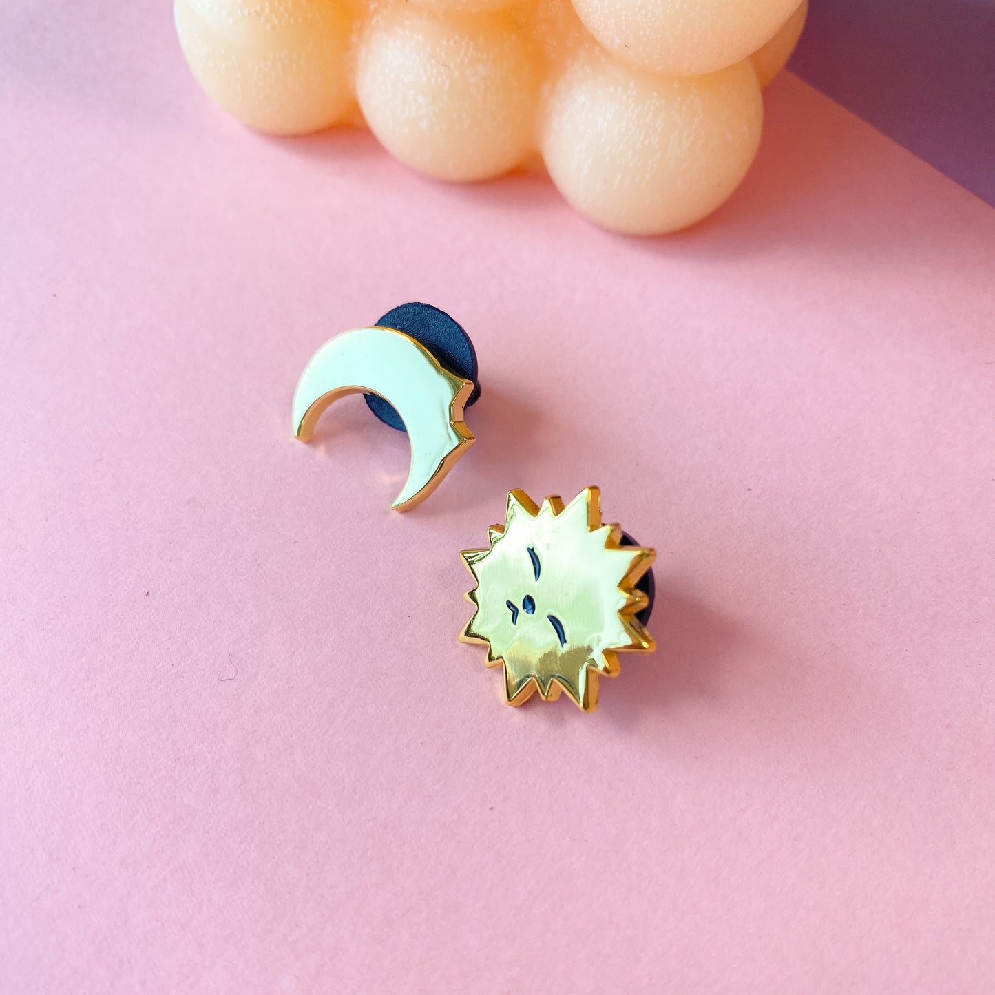 Sun & Moon mini pin set