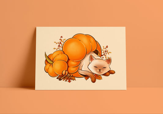 Pumpkin Spice Art Print