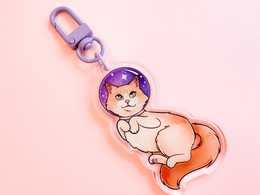 Ragdoll Catstronaut Keychain