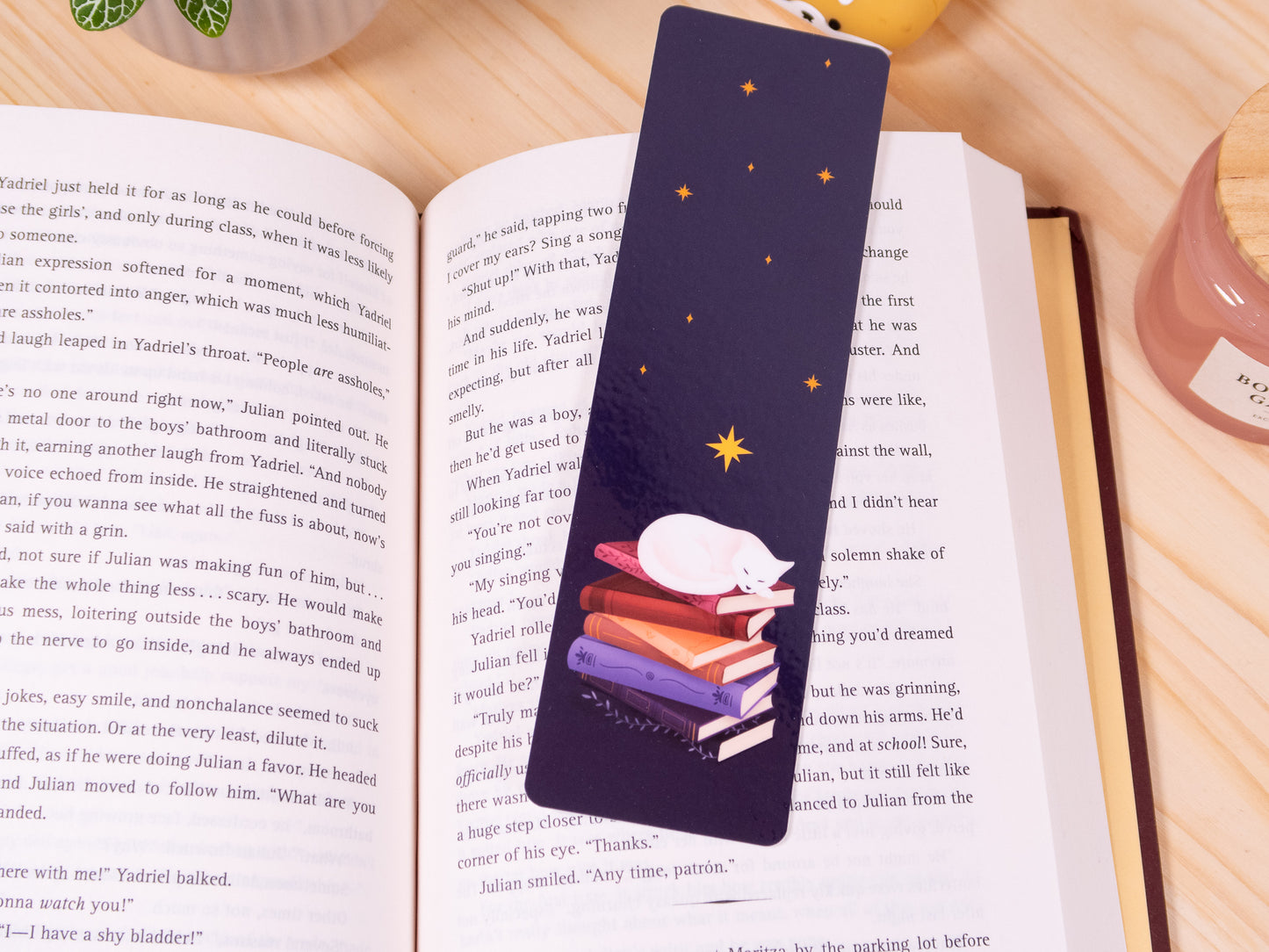 To be read Cat Bookmark