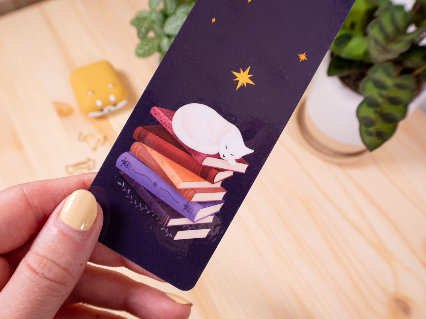 To be read Cat Bookmark