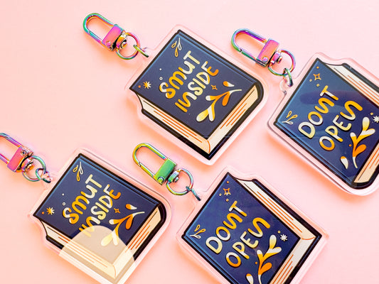 Smut inside don't open - Keychain