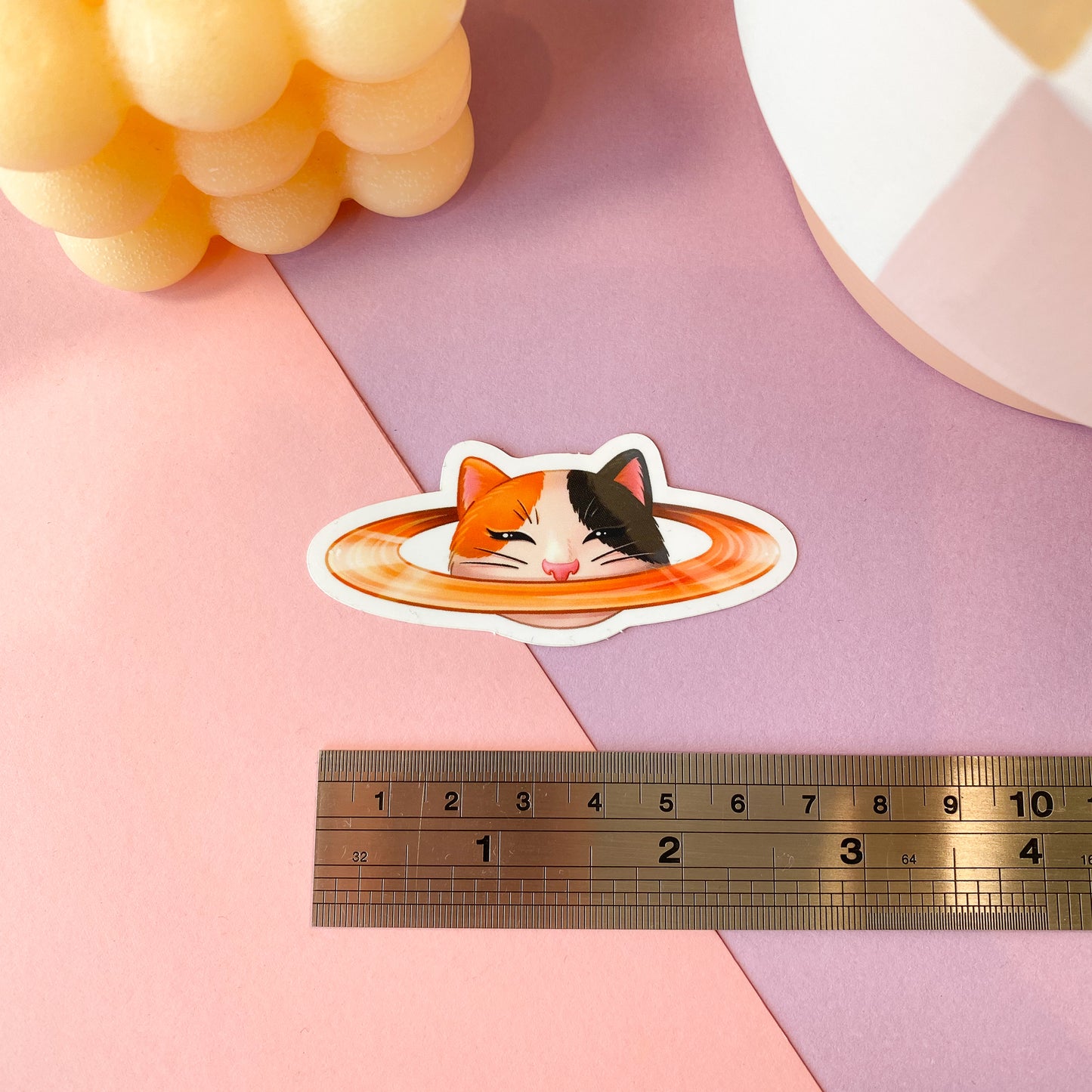 Caturn sticker