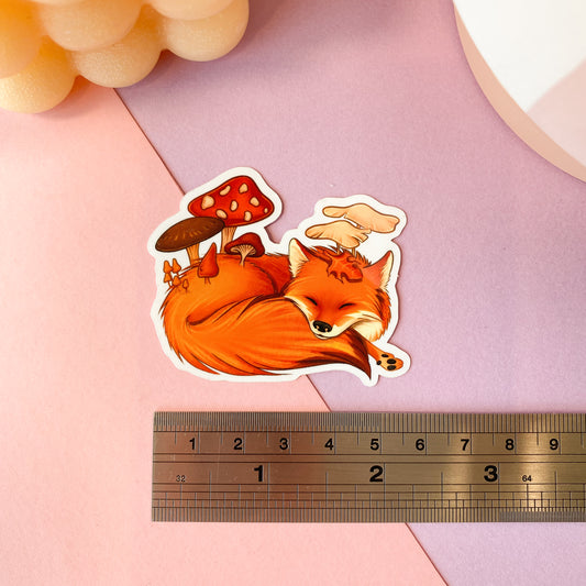 Mushroom Fox sticker
