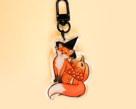 Witch Fox Keychain