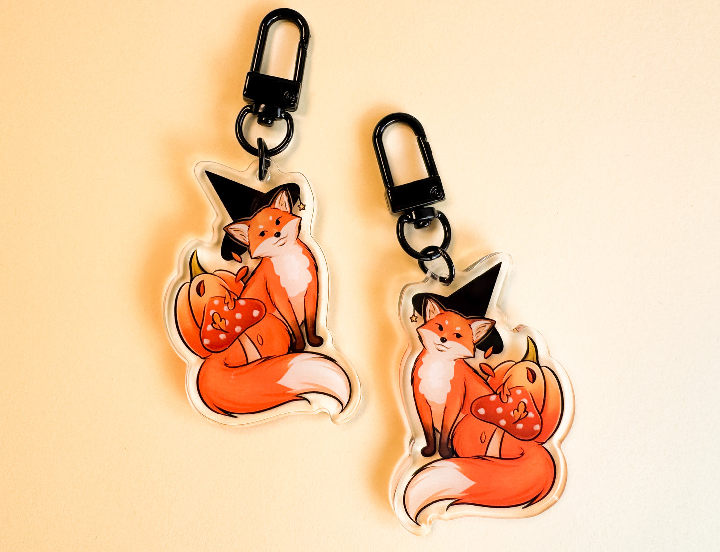 Witch Fox Keychain