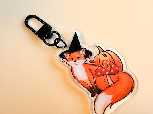 Witch Fox Keychain